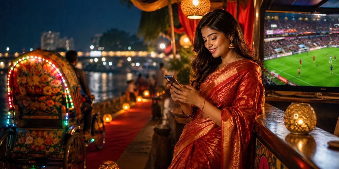 ঢাকায় রিকশার পাশে ফুটবল বেটিং মোবাইলে হাই রোলার